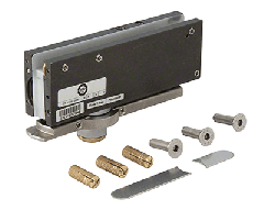 CRL Oil Dynamic Patch Fitting Door Hinge Body with Back Check and Accessories