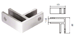 CRL 90 Degree Glass-to-Glass Bracing Clamp