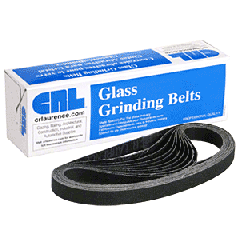 CRL 1/2" x 18" 400X Grit Silicon Carbide Abrasive Belt - 10/Bx