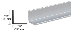 CRL Satin Anodized 3/4" Aluminum Angle Extrusion