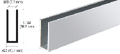 CRL Brite Anodized Aluminum Channel Extrusion