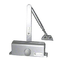 CRL Aluminum ANSI Grade 1 Size 1 Light Duty Surface Mount Door Closer