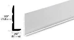 CRL Brite Anodized Aluminum 3/16" L-Bar Extrusion