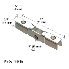 CRL Nylon Wheel Assembly for DV146 H-Bar