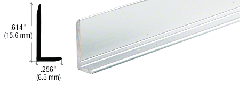 CRL Brite Anodized 1/4" Aluminum L-Bar Extrusion