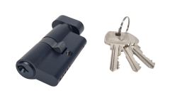 Euro Cyclinder, 60 mm, 3 Pcs Keys, EC3MBL