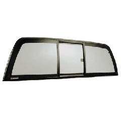 CRL "Perfect Fit" 2009+ Dodge Ram Tri-Vent Three Panel "Perfect Fit" Slider with Solar Glass