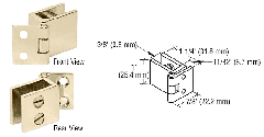 CRL Brass Small Set Screw Hinge for 1/4" to 5/16" Glass