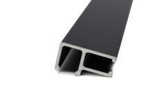 6M Black Aluminium Top Seal