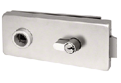 CRL Brushed Nickel Office Square Latch without Cylinder