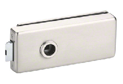 CRL Brushed Nickel Office Square Latch Without Cylinder