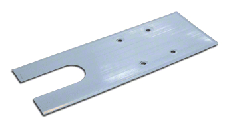 CRL Polished Stainless Steel Variable Cover Plate for EUCRL8460 Series Floor Closers