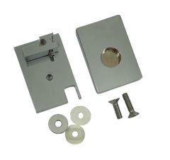 Compact X70 Left Hand 90 Deg Bracket Kit, For Shower Enclosure, Bright Anodized 