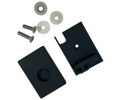 Compact X70 Right Hand 90 Deg Bracket Kit, For Shower Enclosure, Matte Black