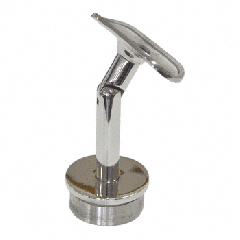 CRL 180 Degree 48.3mm Diameter Polished Stainless Steel Post Mount Adjustable Saddle