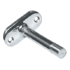 CRL 316 Brushed Stainless Fixed 180 Degree Saddle Bracket