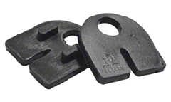 CRL Black Gaskets for 63 x 45mm Z-Clamps Using 12mm Glass