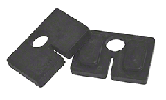 CRL 55 x 55 mm Black Gasket for 10 mm Laminated Glass