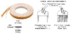 CRL 3/64" x 7/16" Fire Glazing Tape - 45 Minute