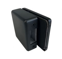 CRL Fallbrook Matte Black Square Latch Keeper