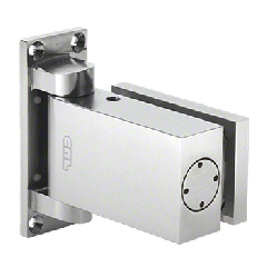 CRL Satin Anodized Oil Dynamic 8060 Hydraulic 'All-Glass' Commercial Door Hinge