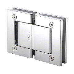 CRL Brite Chrome Oil Dynamic 180 Degree Glass-to-Glass Hinge