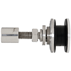 CRL Brushed Stainless Heavy-Duty Exterior Swivel Fastener