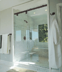 CRL Oil Rubbed Bronze 60" Hydroslide 180 Degree Sliding Shower Door Kit