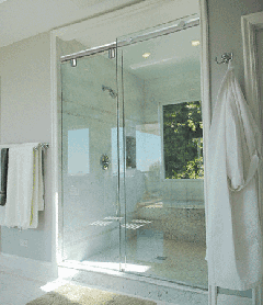 CRL Chrome 60" Hydroslide 180 Degree Sliding Shower Door Kit