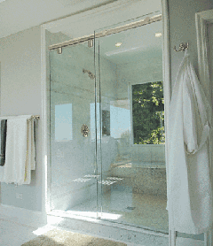 CRL Brushed Nickel 84" Hydroslide 180 Degree Sliding Shower Door Kit