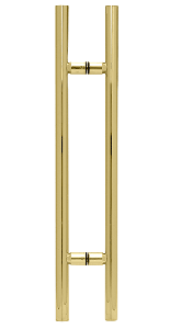 CRL Polished Brass 24" Ladder Style Pull Handle