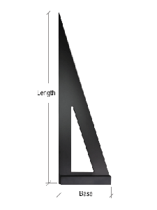 CRL 62cm Sole Piece Square