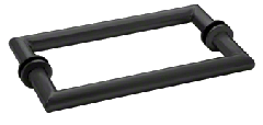 CRL Matte Black 18" MT Series Back-to-Back Towel Bar