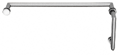 CRL Polished Chrome MT Series Combination 8" Pull Handle 18" Towel Bar