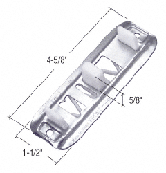 CRL Bottom Wardrobe Door Nylon Guide for Acme