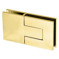 Palermo Glass-to-Glass 180 Degree Hinge Brass