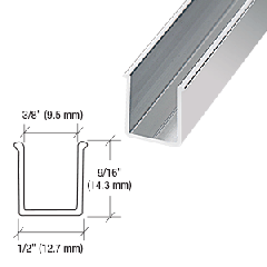 CRL Brite Anodized 36" Snap-In Filler Insert for Shower Door Header