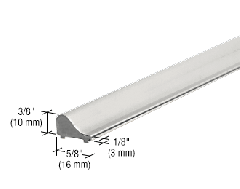 CRL Polished Chrome Frameless Shower Door Tapered Threshold