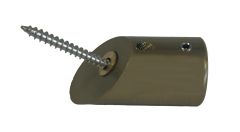 CRL Brushed Bronze Mitered Support Bar Bracket