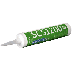 CRL Black GE® 1200 Construction Silicone Sealant