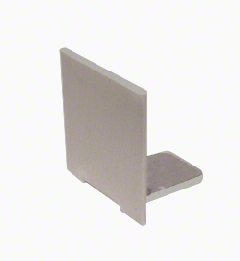 CRL Brushed Nickel End Cap for SDCD1515BN U-Channel