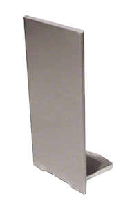 CRL Brushed Nickel End Cap for SDCD4020BN U-Channel