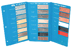 CRL Shower Door Hinge Finish Display