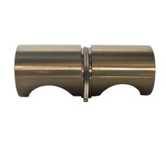 CRL  Brushed Bronze Back-To-Back E-Z Grip Style Knobs