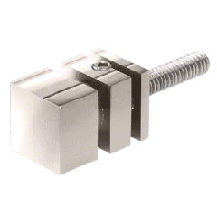 CRL Polished Nickel Square Single-Sided Knob