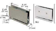 CRL Brushed Nickel Senior Cardiff Series Hinge