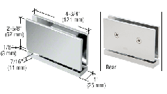 CRL Polished Chrome Senior Cardiff Series Hinge