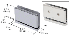 CRL Polished Chrome Senior Prima 01 Series Top or Bottom Mount Hinge