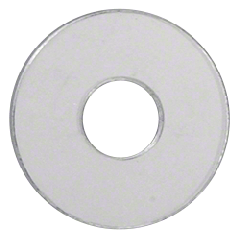 CRL 1-1/4" Diameter Large Hole Clear Washer