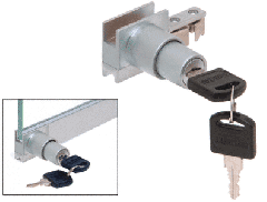 CRL Satin Anodized "Keyed Alike" Lock for S710 Security H-Bar